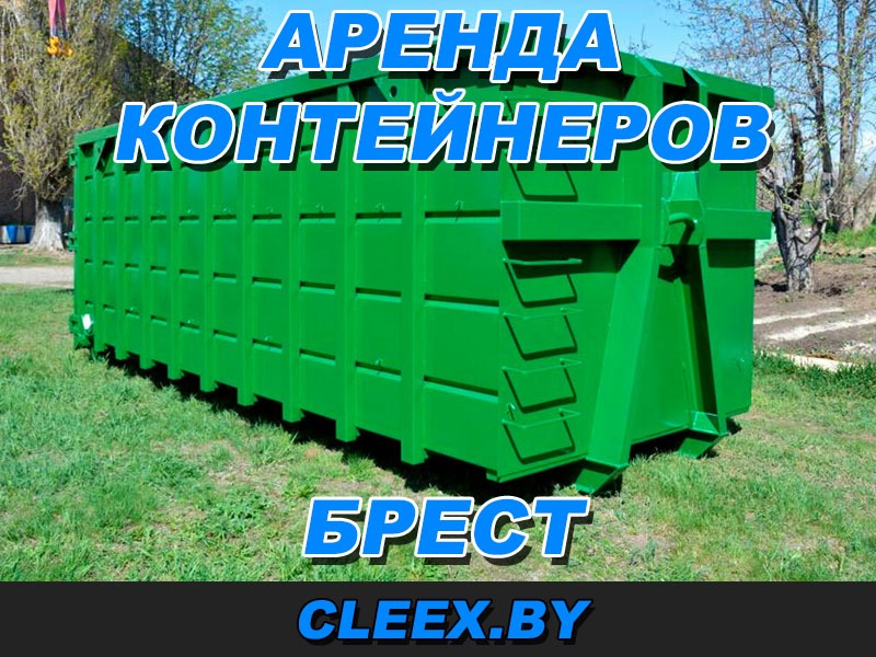 Арендовать контейнер для строительного мусора в Бресте и Брестской области