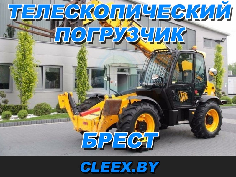 Услуги по аренде телескопического погрузчика в Бресте и Брестской области по доступным ценам.