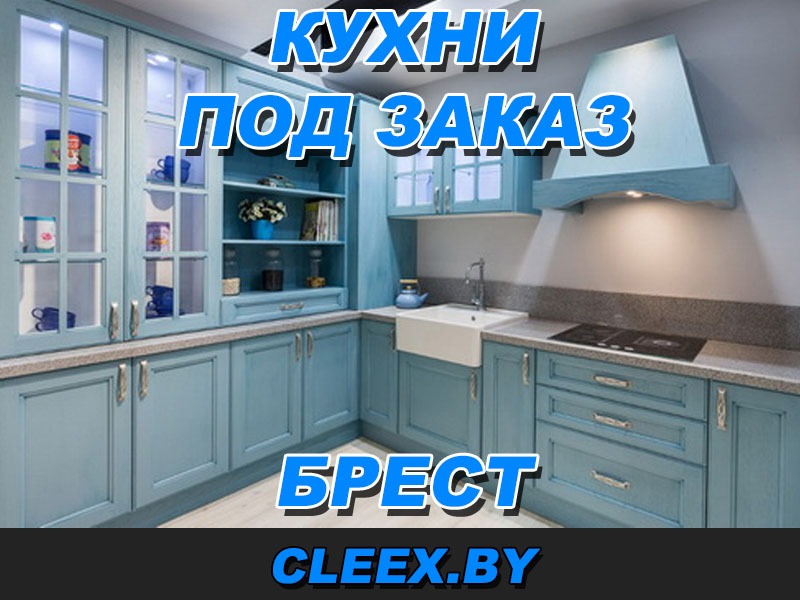 Изготавление кухни под заказ в Бресте и Брестской области, которые дарят комфорт хозяйке и радуют ценой. Кухни на заказ от компании в отличном качестве.