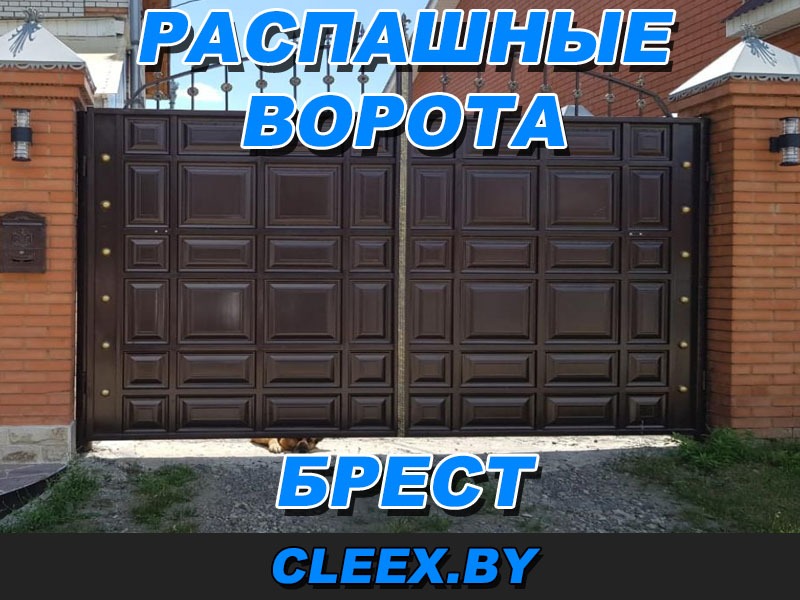 Распашные ворота в Бресте и область. Купить ворота распашные, доступная цена, недорого, изготовление распашных ворот на заказ, монтаж под ключ, звоните!