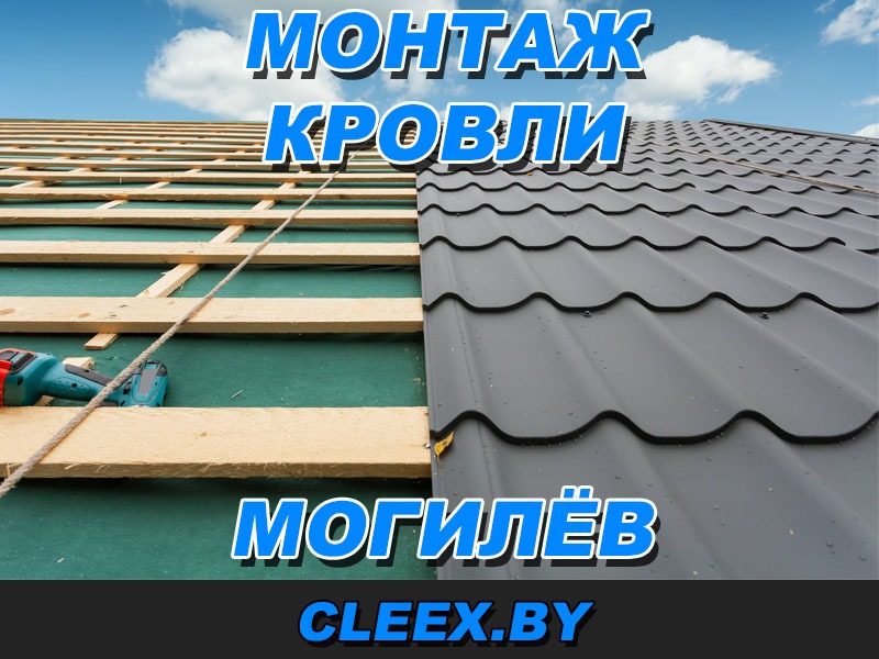 Услуги по монтажу кровли в Могилёве и Могилёвской области