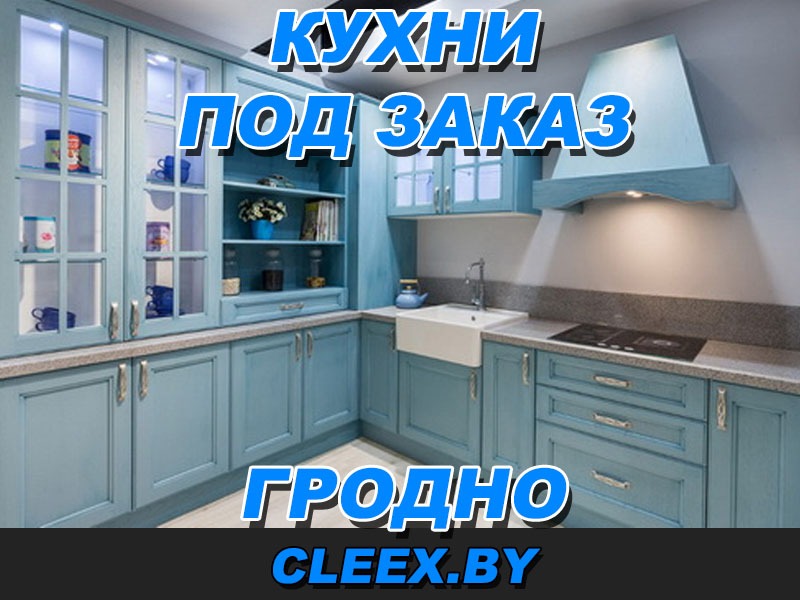 Изготовление кухни под заказ в Гродно и Гродненской области, которые дарят комфорт хозяйке и радуют ценой. Кухни на заказ от компании в отличном качестве.