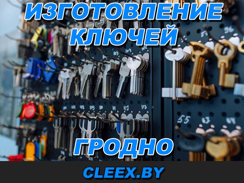 Изготовление квартирных ключей в Гродно. Программирование чипа под иммобилайзер. Изготовление авто ключей.